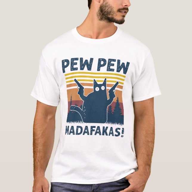 pewpew madafakas t-shirt (Framsida)