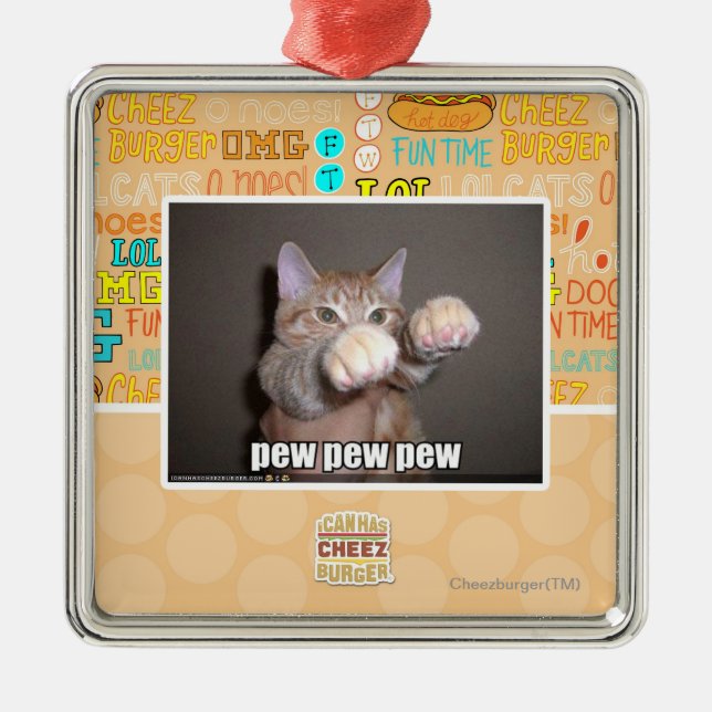 Pewpewpew Julgransprydnad Metall (Framsidan)