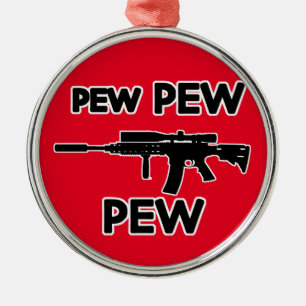 Pewpewvapen Julgransprydnad Metall