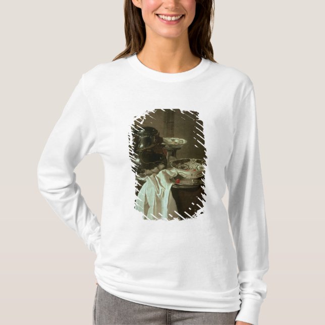 Pewter, china och exponeringsglas, 1649 tee shirt (Framsida)