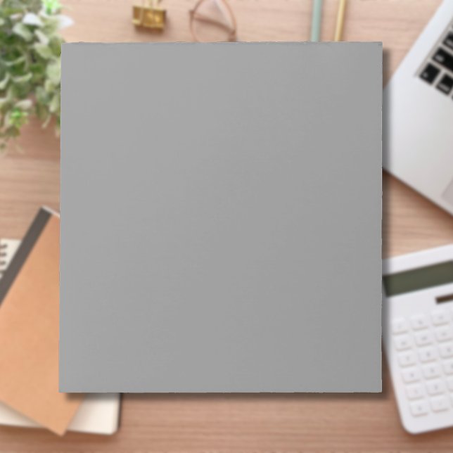 Pewter Grått Solid Färg | Klassisk Elegant Anteckningsblock (Skapare uppladdad)