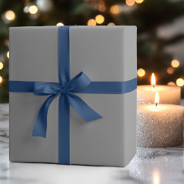 Pewter Grått Solid Färg | Klassisk | ELEGANT Presentpapper