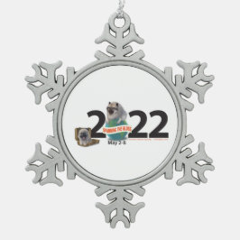 Pewter-julprydnad Snöflinga Pewter Julgransprydnad