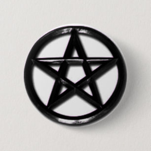 Pewter Pentacle Pagan-knapp Knapp