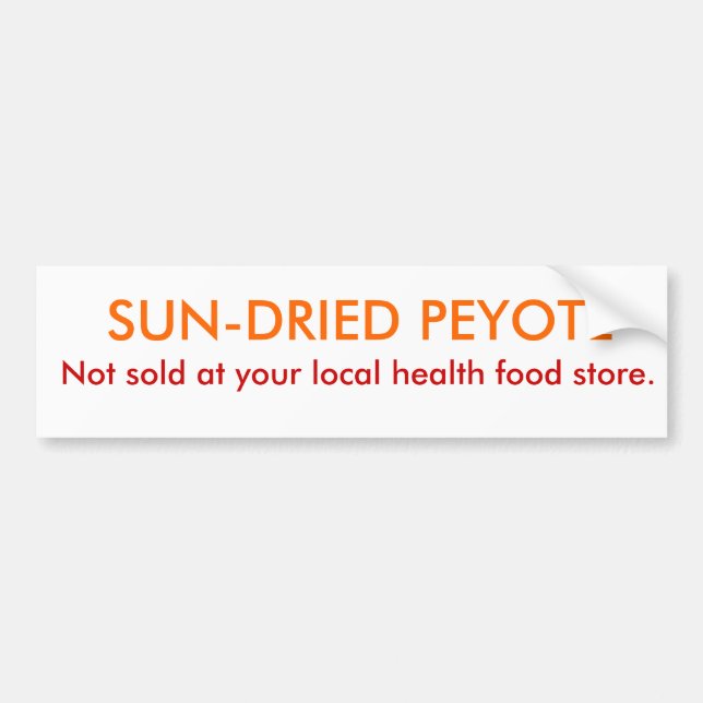 Peyote! Bildekal (Framsidan)