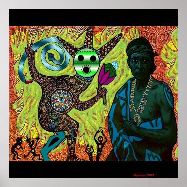 Peyote Healing (poster) Poster (Framsidan)