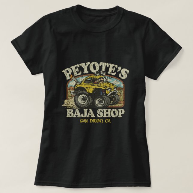 Peyote’s Baja Shop 1974 T-Shirt (Design framsida)