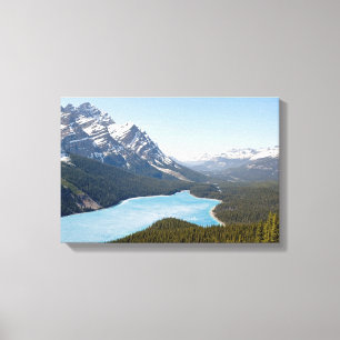 Peyto Lake - Banff nationalpark, Alberta, Kanada Canvastryck