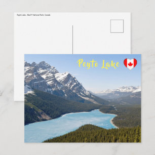 Peyto Lake - Banff Nationalpark, Alberta, Kanada Vykort