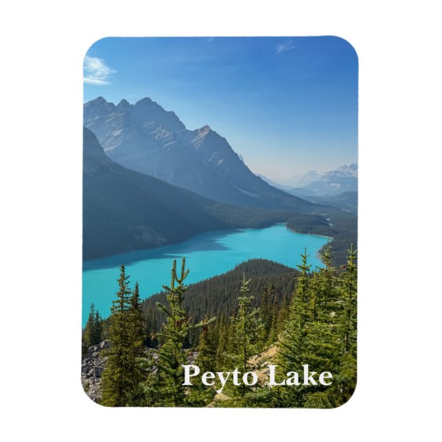 Peyto Lake i Banff Kanada Magnet (Vertikal)