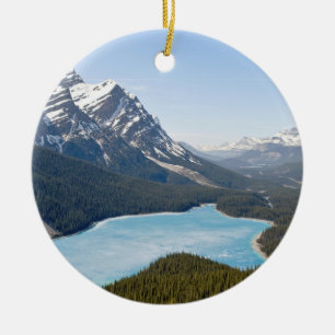 Peyto Sjö - Banff National Park, Alberta, Kanada Julgransprydnad Keramik