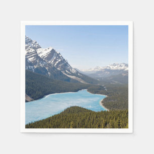 Peyto Sjö - Banff National Park, Alberta, Kanada Pappersservett