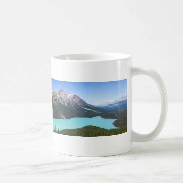 Peyto sjöpanorama, Banff Alberta Kaffemugg (Höger)