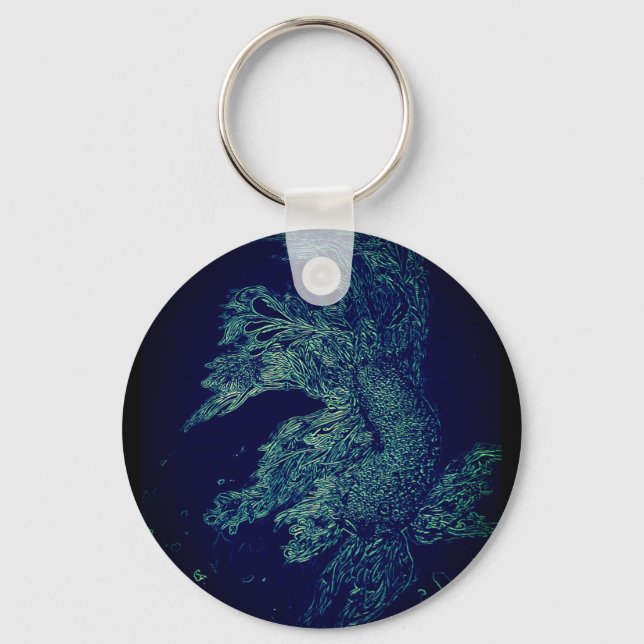 pez betta de estanque nyckelring (Framsida)