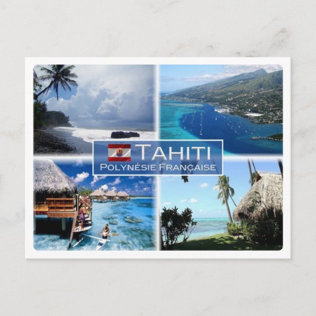 PF Fransk Polynesia - Tahiti - Vykort (Framsida)