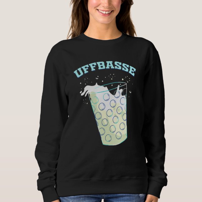Pfalz Dialect Palatine Vin Festival Uffbasse T Shirt (Framsida)