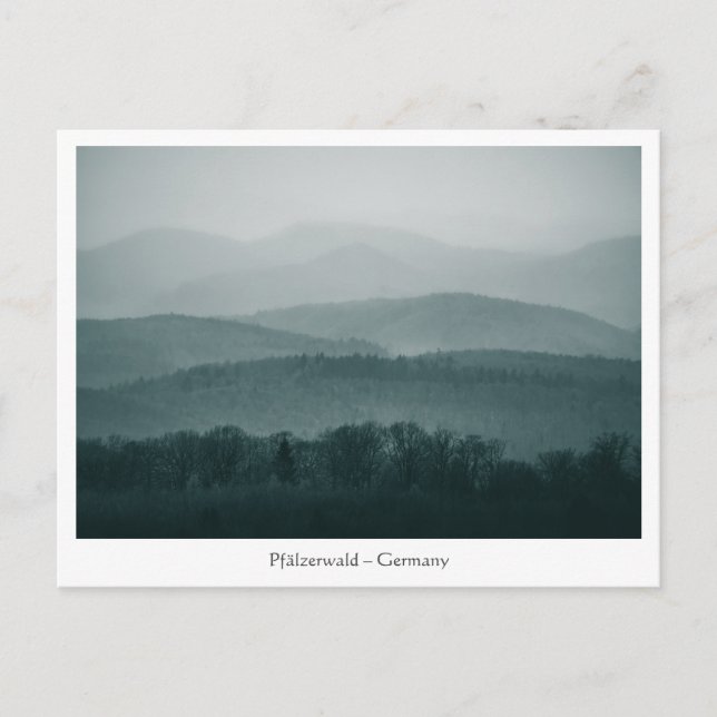 Pfälzerwald Tyskland Vykort (Framsida)