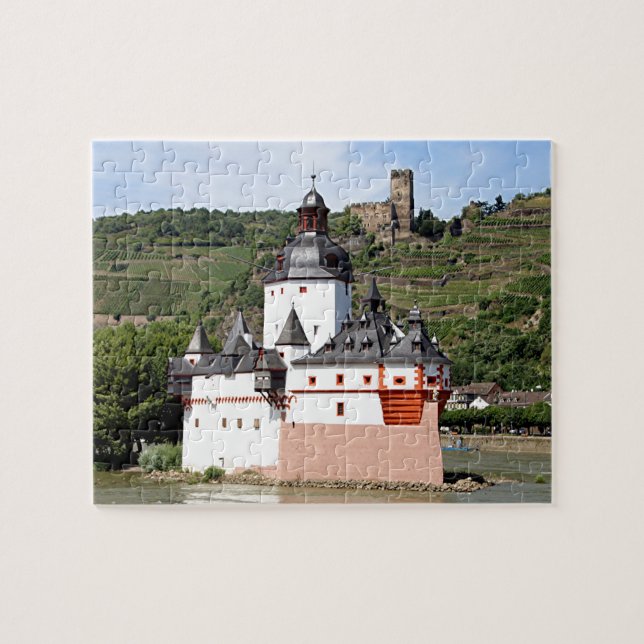 Pfalzgrafenstein Castle, Rhen River, Tysklandare 3 Pussel (Horisontell)