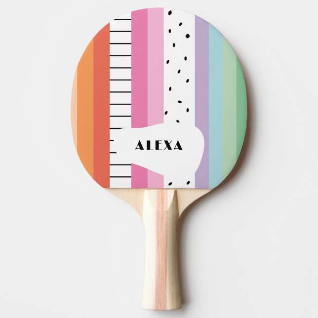 Pfantastiska popränder pingisracket (Framsidan)