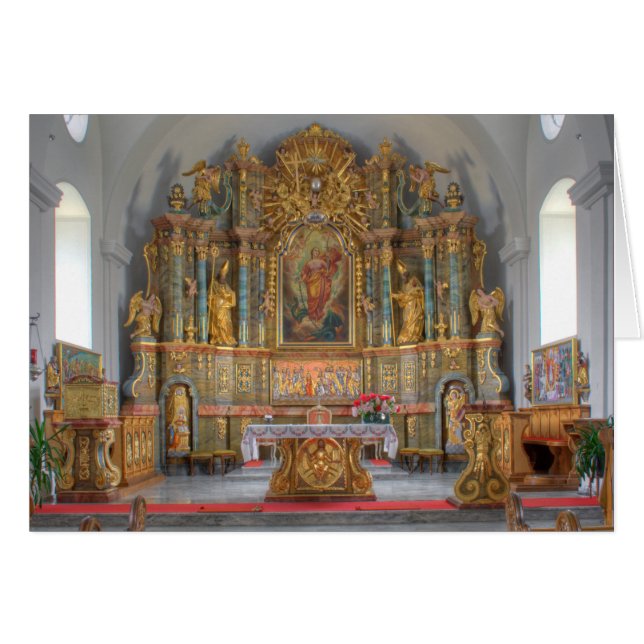 Pfarrkirche St. Margaretha Hälsningskort (Framsidan Horizontal)
