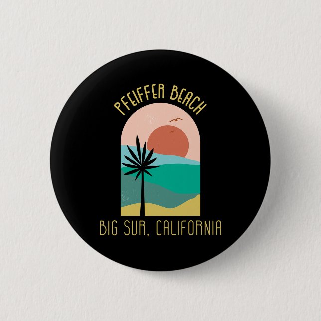 Pfeiffer Beach Big Sur Kalifornien - Boho Semester Knapp (Framsida)