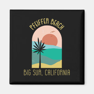 Pfeiffer Beach Big Sur Kalifornien - Boho Semester Magnet