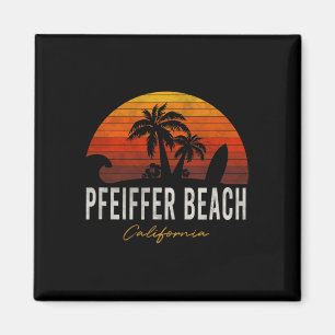 Pfeiffer Beach California Handflatan Vacation Surf Magnet