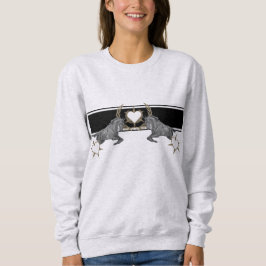 Pferd Horse Heart Laurel wandehrenkranz T Shirt