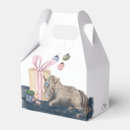 Pferde- Geschenkbox- Weihnachtsmotiv mit Pferd Presentaskar