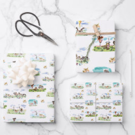 Pferde Geschenkpapier für Pferdemädchen