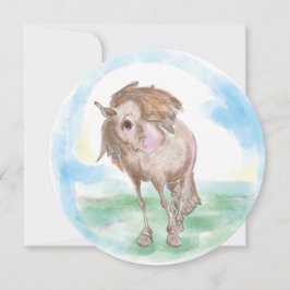 Pferde Karte für Pferde-und Ponyliebhaber Julkort