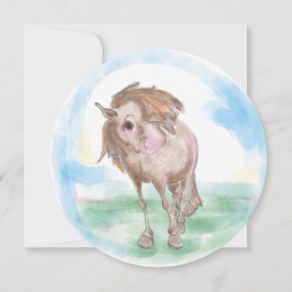 Pferde Karte für Pferde-und Ponyliebhaber Julkort