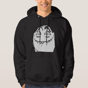 PFFTCH som skrattar ursinneansiktetecknaden Meme Hoodie