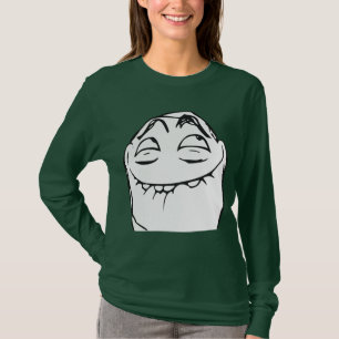 PFFTCH som skrattar ursinneansiktetecknaden Meme Tee