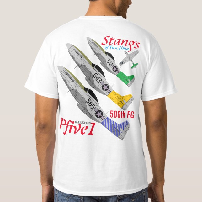 Pfive1 Stangs av Iwo Jima 506. FG Tröja (Baksida)