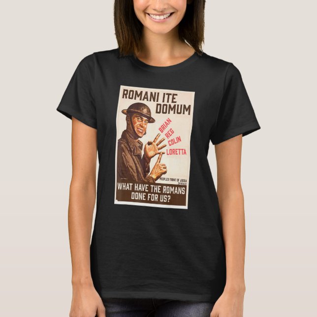 PFJ Peoples Front of Judea Grail Revolution T Shirt (Framsida)