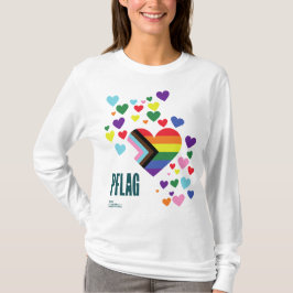 PFLAG-Pride - vit bakgrund T Shirt