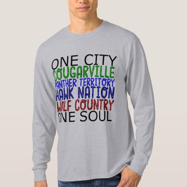 Pflugerville stark HS pride Tee Shirt (Framsida)