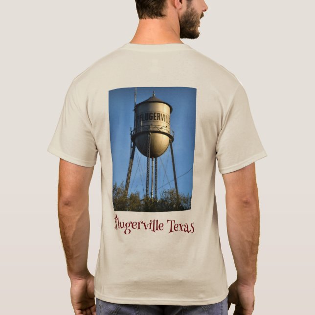 Pflugshirt Pflugerville Texas Vatten Torn T-shirt (Baksida)