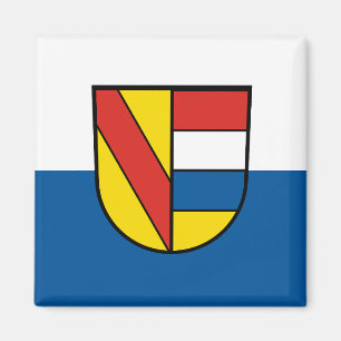 Pforzheim flagga stad Tyskland symbol emblem lejon Magnet