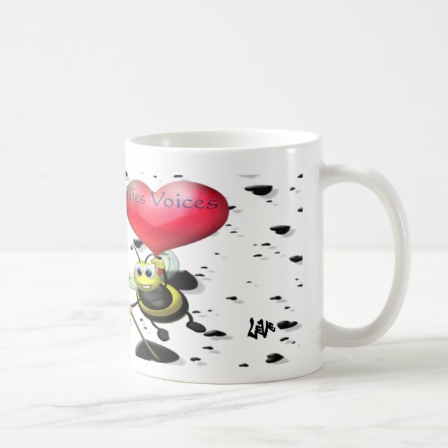 PFV Bee Romantisk Kaffemugg (Höger)