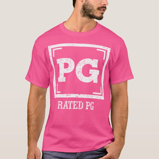 Pg-klassificerad Pg-föräldravägledning som föreslå T Shirt (Framsida)