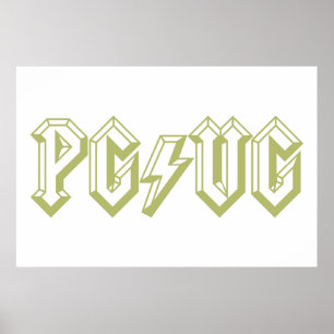 PG/VG-Grönt Poster