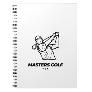 pga, golf anteckningsbok