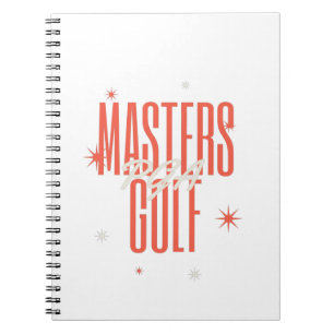 pga tourgolf anteckningsbok