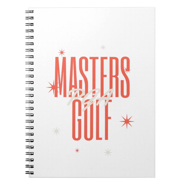 pga tourgolf anteckningsbok (Framsidan)