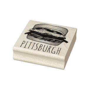 PGH Pittsburgh Pennsylvania Sandwich Foodie PA Stämpel