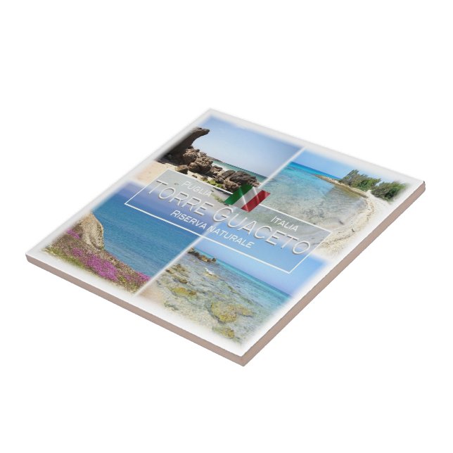 PGL009 TORRE GUACETO, Apulia, Italien Kakelplatta (Sidan)