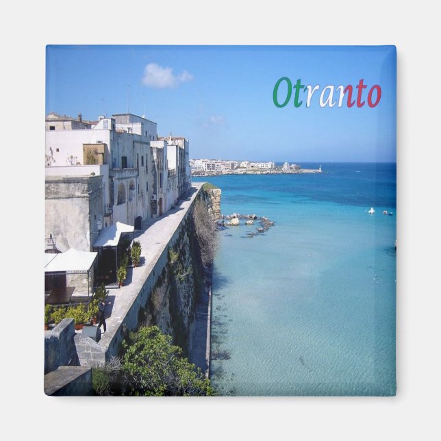 PGL030 OTRANTO - Bastione dei Pelasgi - Fridge Magnet (Framsidan)