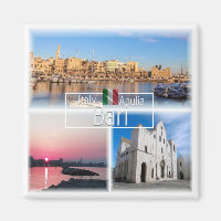 PGL043 BARI, sunset panorama Saint Nicholas Fridge